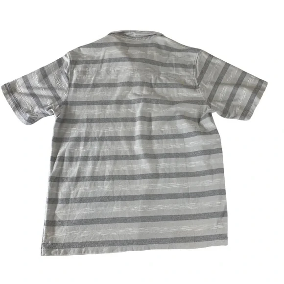 Tony Hawk Men's Light Striped Casual Short Sleeve Polo Shirt Hawk Logo Size S. - Picture 11 of 11